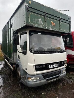 2002 DAF LF45.170 4x2 Livestock Carrier