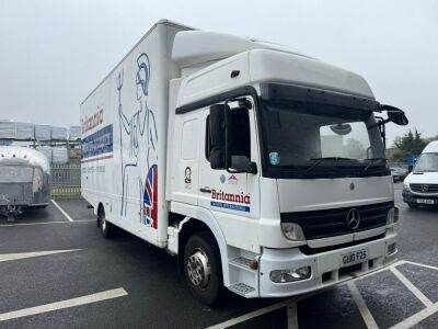 2010 Mercedes 1529 4x2 Removals Box Van Rigid