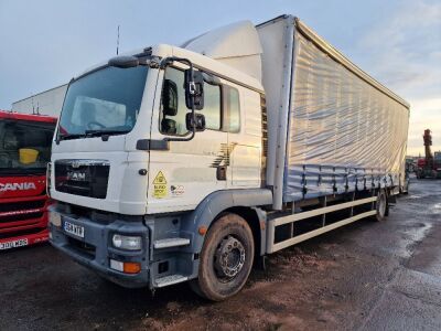 2014 MAN TGM 118 250 4x2 Curtainside Rigid 