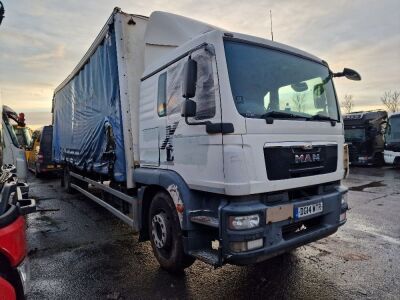 2014 MAN TGM 118 250 4x2 Curtainside Rigid  - 2