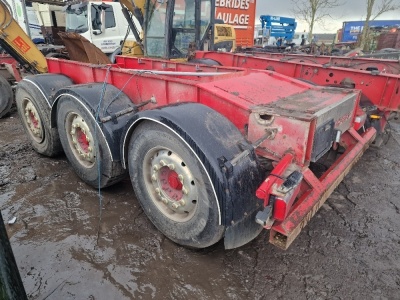 Triaxle Jost Axles, Disc Brakes Trailer Chassis Section, Alloys