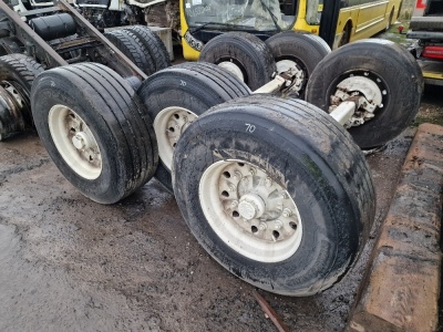 3 x BPW Disc Brake Axles, Alloy Wheels