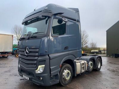 2021 Mercedes Actros 2545 LS 6x2 Midlift Tractor Unit