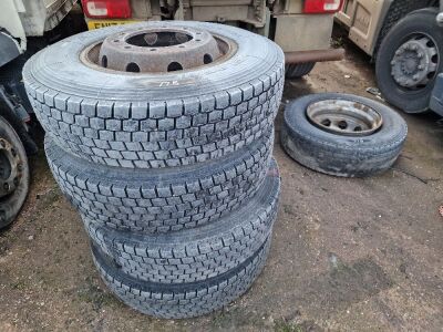 5 x Truck Rims & Tyres