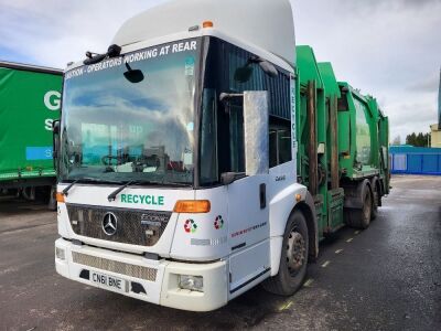 2011 Mercedes 2629 6x2 Rear Lift Wheelie Bin Recycling Unit