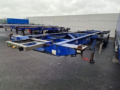 2011 Montracon Triaxle Sliding Skeletal Trailer