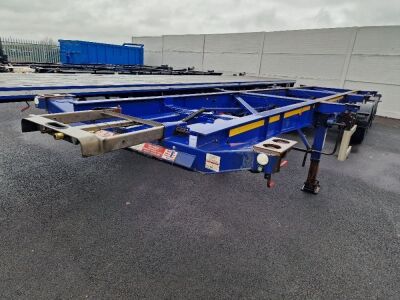 2017 Dennison Triaxle Sliding Skeletal Trailer