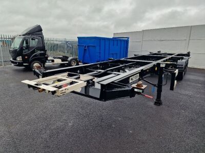 2021 Krone Triaxle Sliding Skeletal Trailer