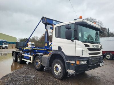 2015 Scania P450 8x4 Hook Loader