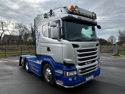 2015 Scania R450 6x2 Rear Lift Tractor Unit