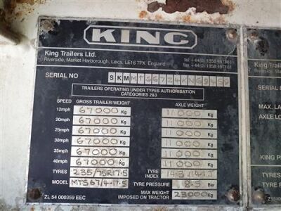 King MTS67 4 Axle Stepframe Low Loader - 28