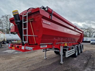 New & Unused 2024 Colson Agglite Halfpipe 35 Cubic Yard, 6.4ton Hardox Aggregate Triaxle Tipping Trailer