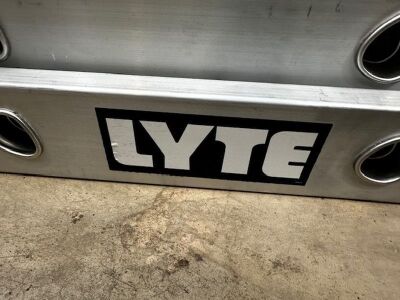 New & Unused Lyte 12 Tread Triple Extension Ladders and Stabiliser Bar 8.46 Max  - 2