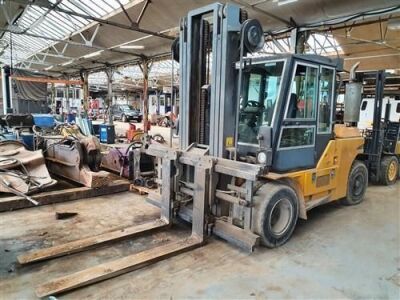 Jungheinrich Triple Mast Gas Forklift