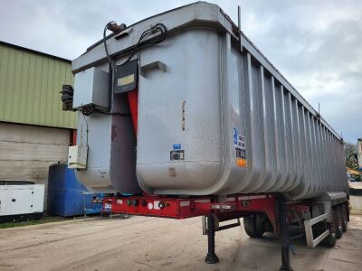 2015 Wilcox Triaxle Alloy Body Tipper Trailer