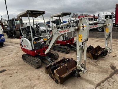 2021 Takeuchi TB216 Mini Digger