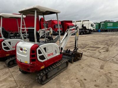 2021 Takeuchi TB216 Mini Digger - 3