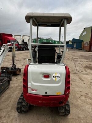 2021 Takeuchi TB216 Mini Digger - 4