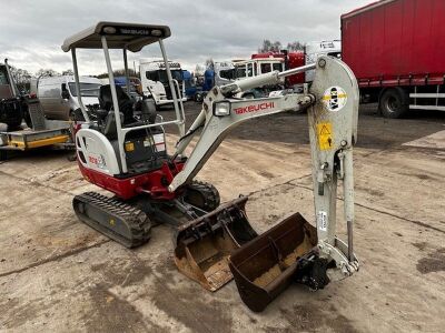 2021 Takeuchi TB216 Mini Digger - 2