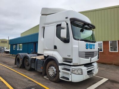 2011 Renault Premium 460 EEV 6x2 Midlift Tractor Unit 