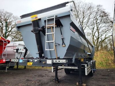 New & Unused 2024 Colson Halfpipe 35 Cubic Yard Triaxle Tipping Trailer - 2