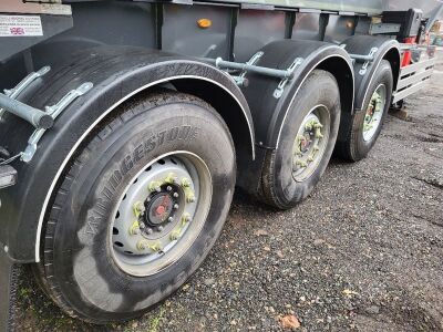 New & Unused 2024 Colson Halfpipe 35 Cubic Yard Triaxle Tipping Trailer - 7
