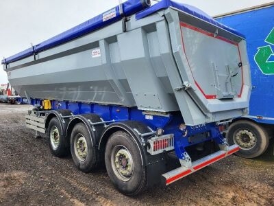 New & Unused 2024 Colson Agglite Halfpipe 35 Cubic Yard, 6.4ton Hardox Aggregate Triaxle Tipping Trailer - 3