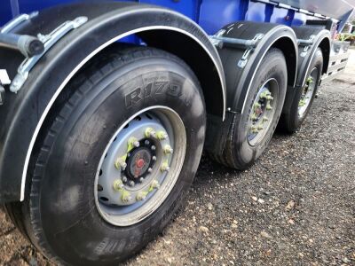 New & Unused 2024 Colson Agglite Halfpipe 35 Cubic Yard, 6.4ton Hardox Aggregate Triaxle Tipping Trailer - 6