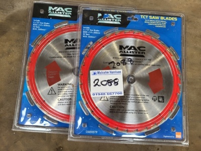 2pks of 2 12inch Circular Saw Blades