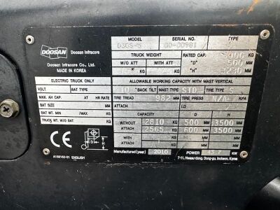 2010 Doosan D30S-5 Diesel Forklift - 11