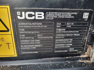 2017 JCB 531 70 Telehandler - 7