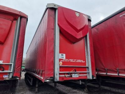 2018 Tiger Triaxle 13.7m Curtainside Trailer