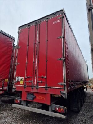 2018 Tiger Triaxle 13.7m Curtainside Trailer - 3