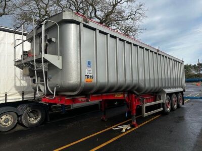 2013 Montracon Triaxle Alloy Body Tipping Trailer