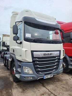 2017 DAF CF 480 Space Cab 6x2 Midlift Tractor Unit