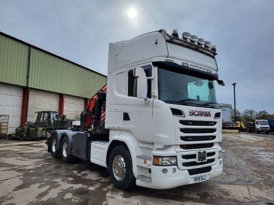 2015 Scania R520 6x4 80ton Crane Tractor Unit