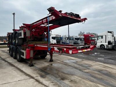 2015 Dennison Triaxle Sliding Skeletal Trailer