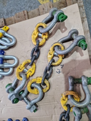 2 x Connector & Shackle Links