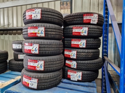 11x Unused Firemax Tyres; 5x 185/55 R15, 6x 185/75 R16