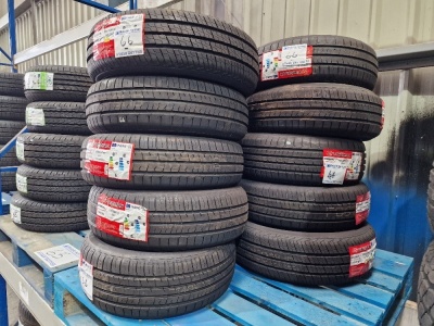 10x Unused Firemax Tyres; 2x 195/50 R15, 5x 195/65 R15, 1x 195/60 R15, 2x 195/70 R15