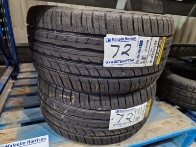 2x Unused Churchill 255/35 ZR18 Tyres