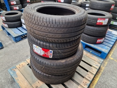 4x Unused & Used Tyres; 2x Used GT Radial 255/75 R16, 2x Unused GT Radial 255/55 ZR16