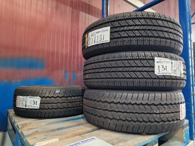 4x Unused Tyres; 2x Churchill 235/65 R17, 2x Maxxis 235/65 R16