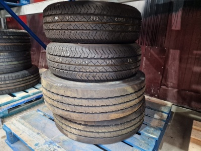 4x Unused Tyres; 2x Giti 215/75R17.5, 2x Roadstone 215/65 R16C