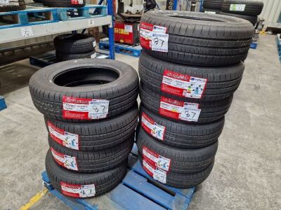 10x Unused Firemax Tyres; 3x 185/55 R15, 6x 185/60 R15, 1x 185/65 R15