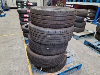 5x Used Continental Tyres; 4x 235/60 R18, 1x 235/65 R16