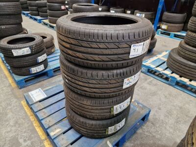 4x Unused Tyres; 2x West Lake 245/45 R18, 2x Maxxis 245/45 ZR19