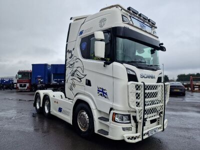 2019 Scania S580 V8 6x2 Rear Lift Tractor Unit