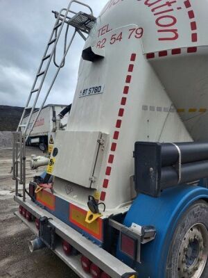 2022 Feldbinder 40³ Triaxle 2 Pot Powder Tank Trailer - 5