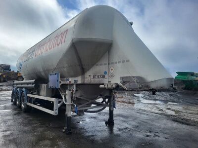 2021 Feldbinder 40³ Triaxle 2 Pot Powder Tank Trailer